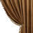 Camel Brown Velvet beauty soft Curtains with Pom-Pom Camel Brown Velvet beauty soft Curtains with Pom-Pom Trim,Thermal Insulated Noise Reducing,Rod Pocket Drapes Luxury curtains for Living Room Bedroom dining room(W40" L84",2panels)-1890308436