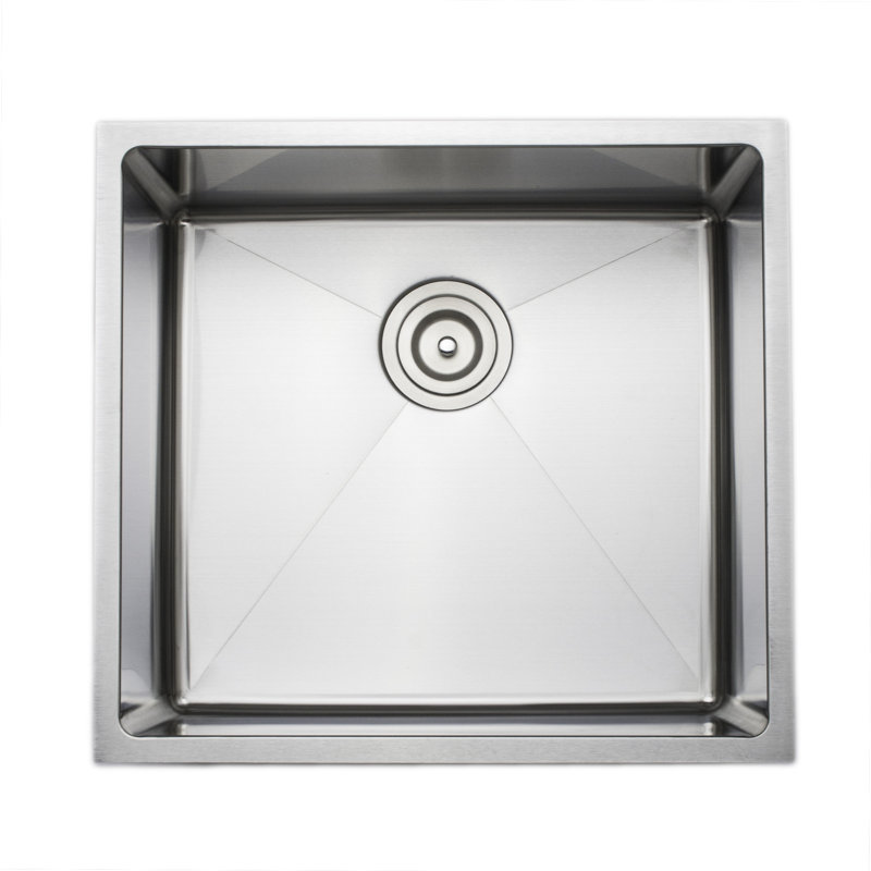21-Inch Stainless Steel Single Bowl Undermount Kitchen Sink