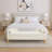 65.3" W Upholstered Storage Bench With Bolster Pillows-206260401