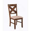 Chaises de salle à manger en bois massif Karven, ensemble de 2