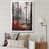 White Single Picture Framed