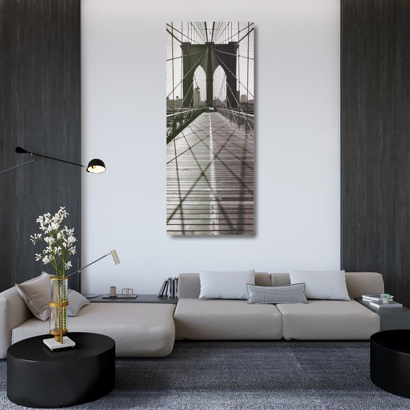 De l'autre côté du pont de Brooklyn, H 48 po x l 20 po