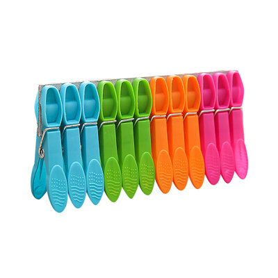 Clothes Pegs Colourful Clothespins Windproof Plastic Clothes Pegs For Washing Lines And Hangers