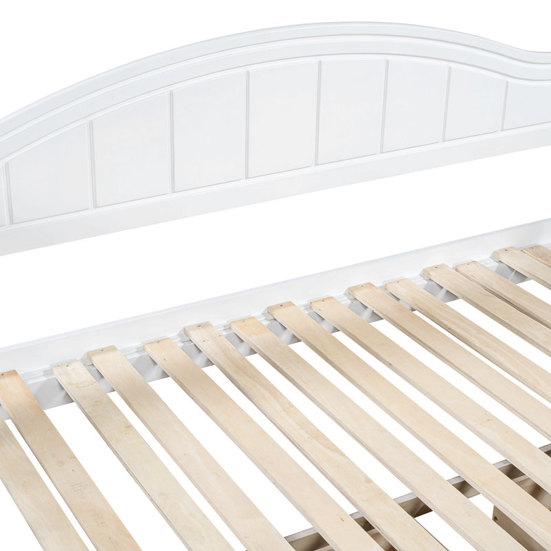 2 Drawers Daybed With Trundle, White