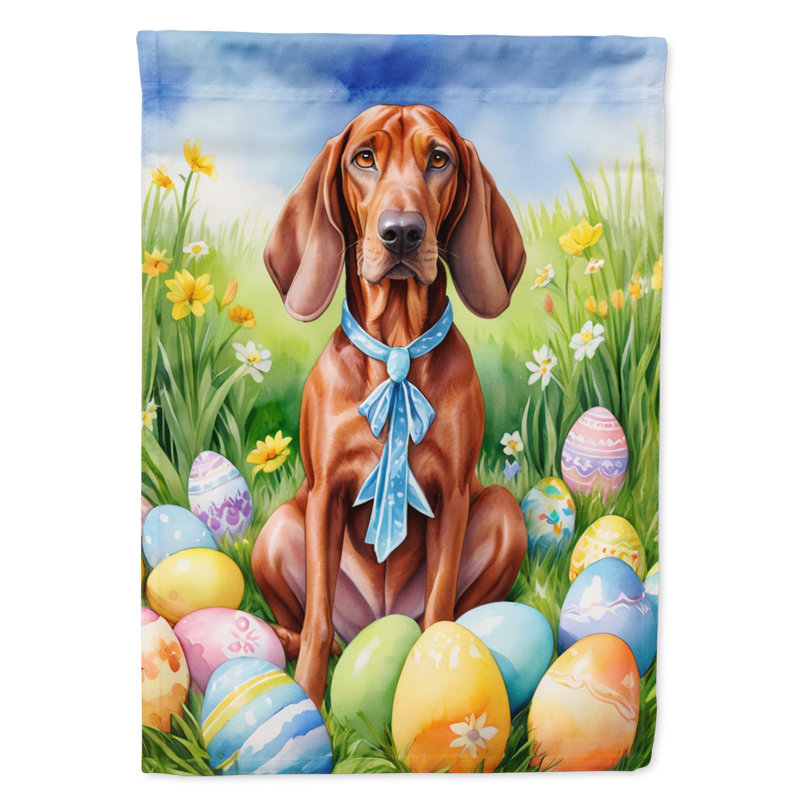 Easter Egg Hunt Double Sided 40'' H x 28'' W Polyester Easter House Flag