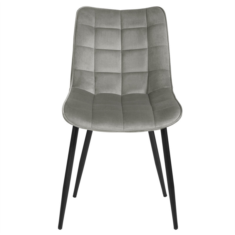 Chattooga Upholstered Dining Chair, Light Grey