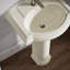 Devonshire® Ceramic 24" Pedestal Bathroom Sink with Overflow-985612935