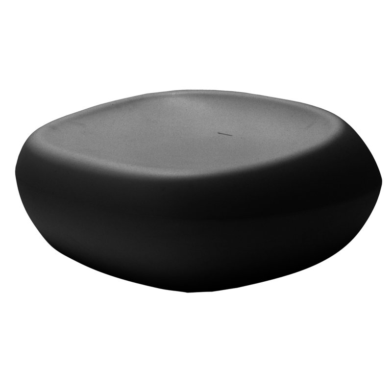Noma Outdoor Ottoman, Black