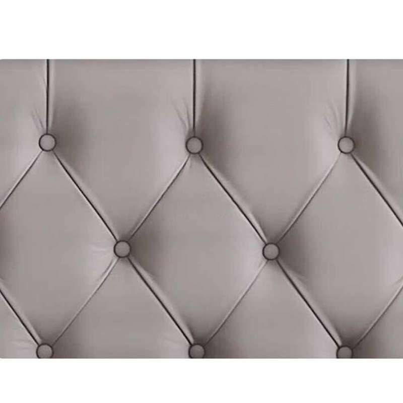 Banc de rangement pour chaussures haut de gamme de style européen, H 18,9 po x l 47,24 po x P 14,96 po, Brun / Gris
