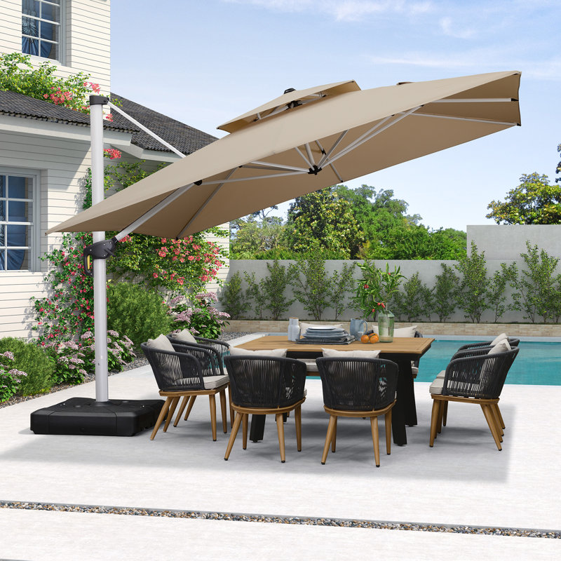 365cm Cantilever Parasol, Beige