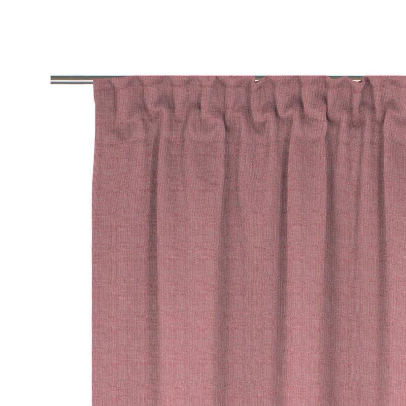 Sunday, multi -band scarf, semi -transparent, 142cm Width x 295cm Drop, Red