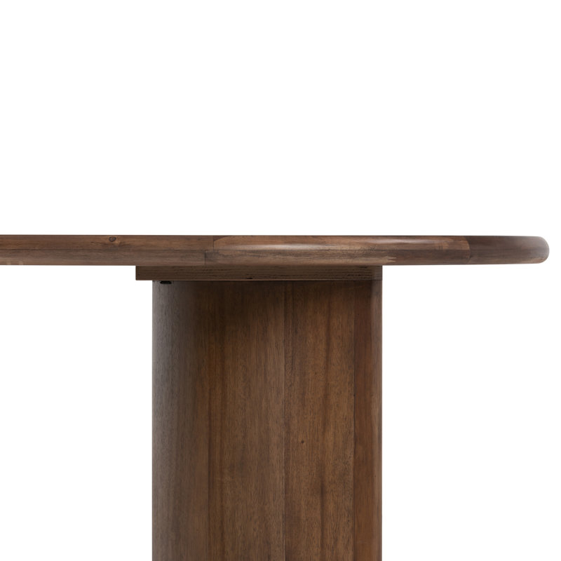 Paden Coffee Table, Seasoned Brown Acacia, 17" H x 27" L x 51" W