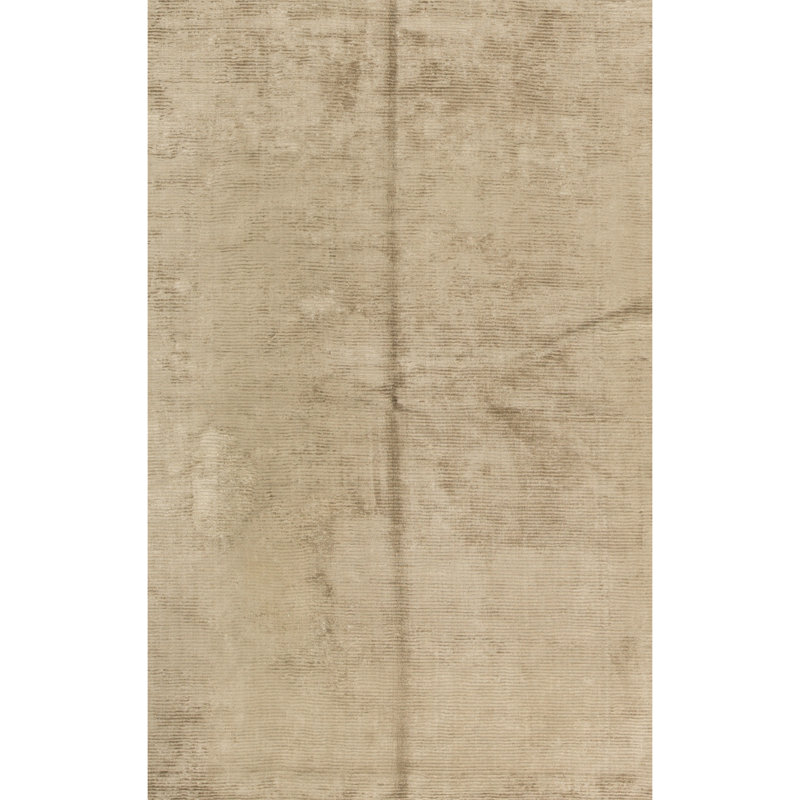 Tapis brun de haute qualité noué à la main