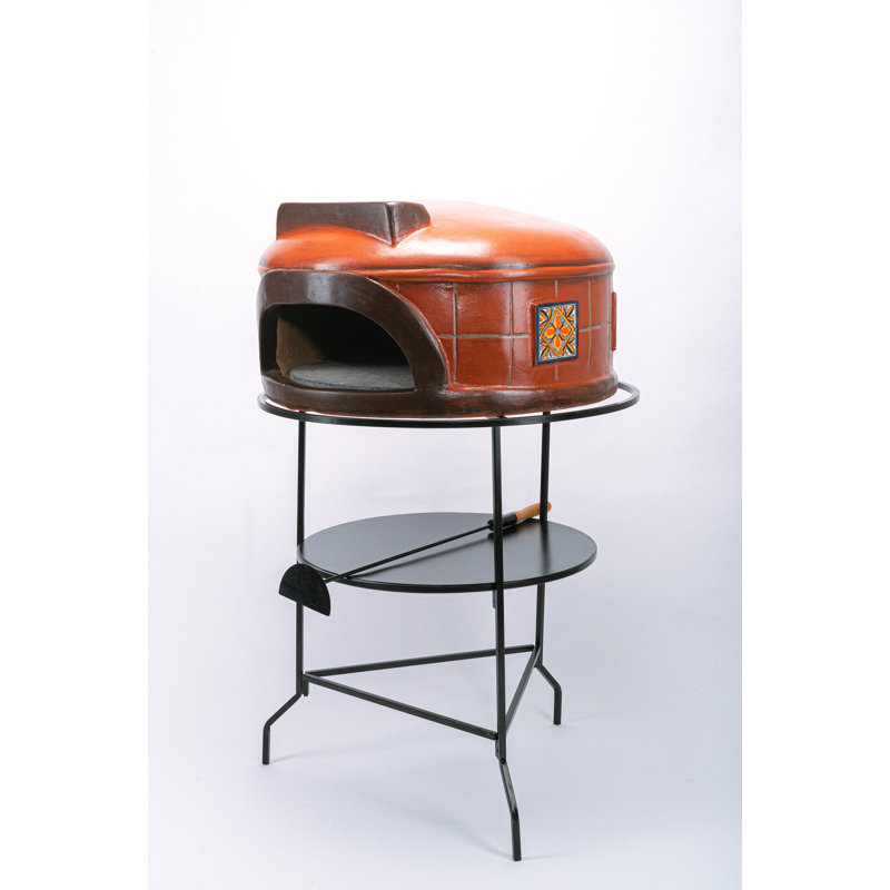 Ravello Freestanding Wood-Fired Large Tile Pizza Oven