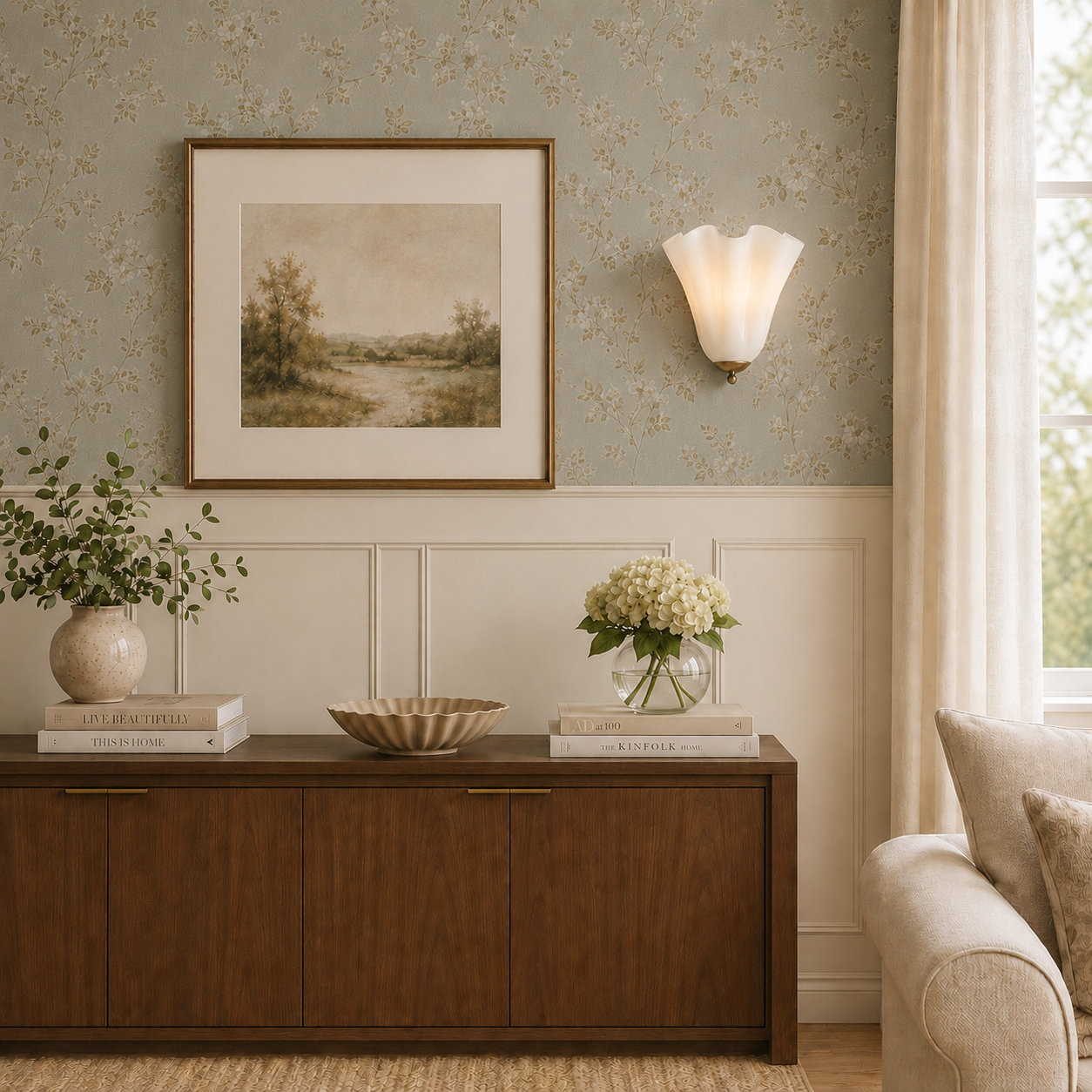Single Light Glass Dimmable Wallchiere