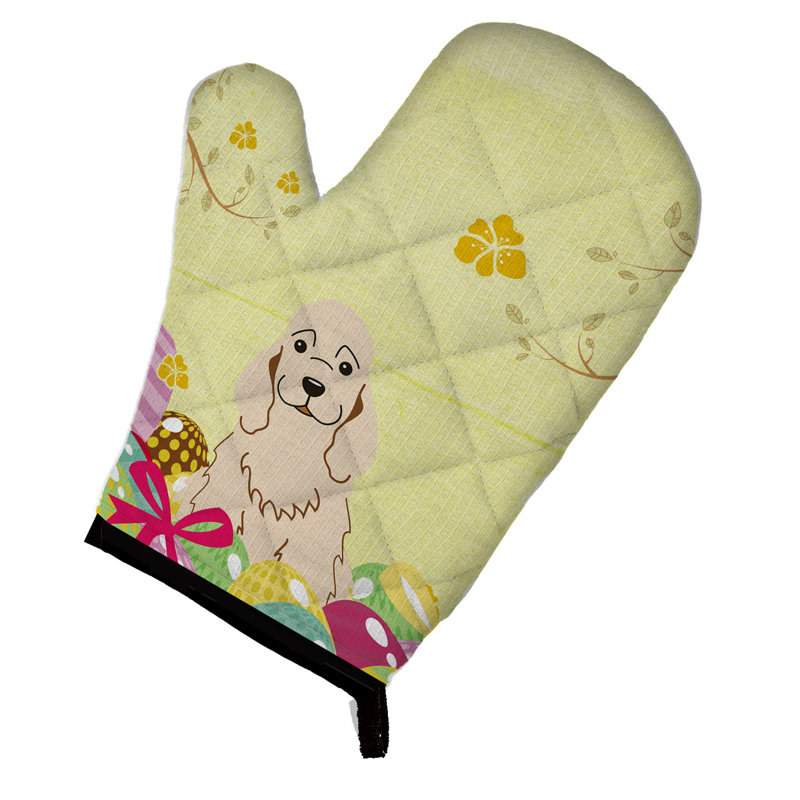 Gant de table Saroyan Cocker Spaniel Buff, Jaune / blanc cassé