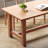 Modern rectangular solid wood dining table set-105898533