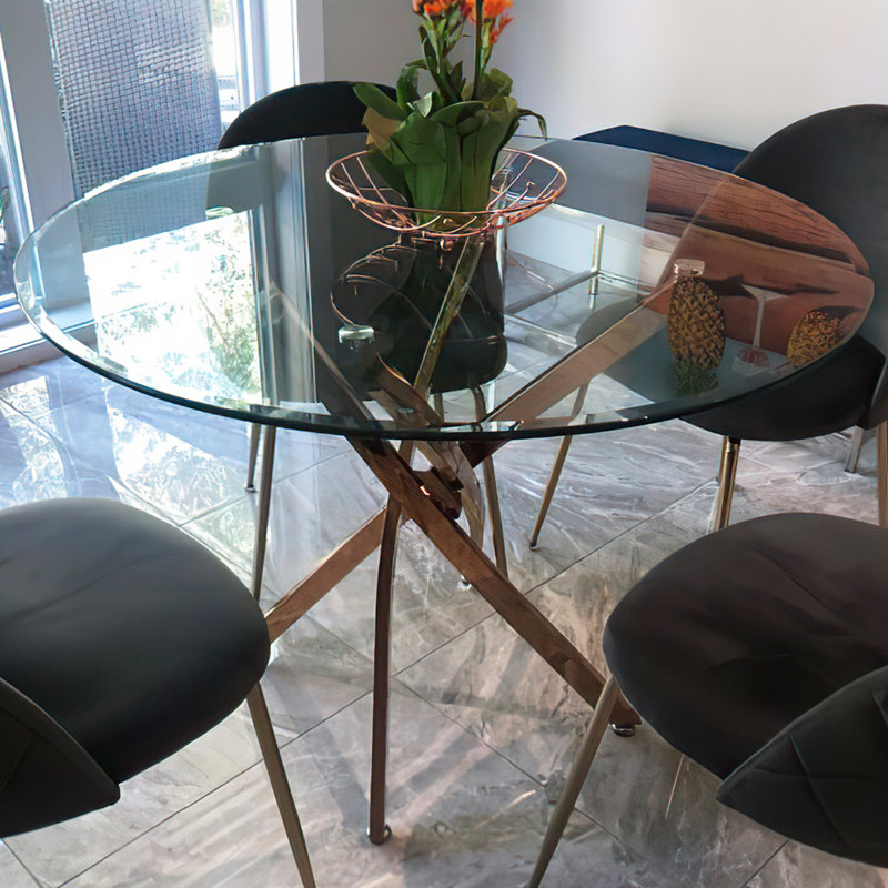 36.02 inches,Tempered glass tabletop