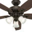 132cm Ceiling Fan with Light Kit-82614516-82614517