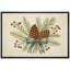 «Pinecone and Berry Winter Holiday Bouquet Art», reproduction d'art sur toile encadrée-220241429-220241430