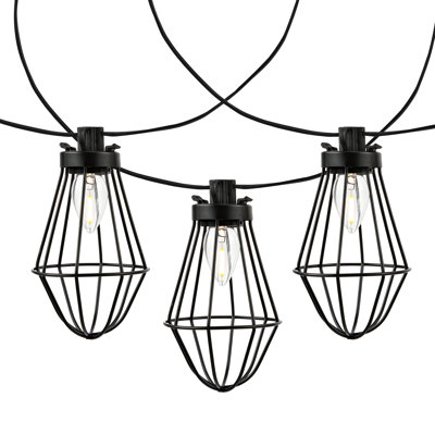 Baltimore 120'' Teardrop Caged String Lights