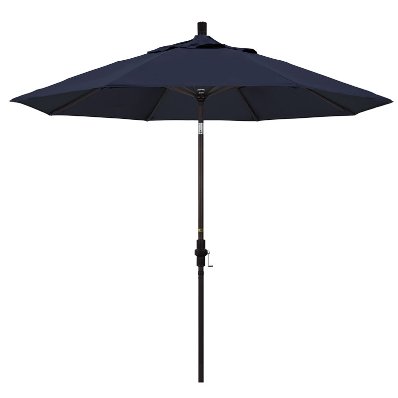 Parasol 9 'Market Sunbrella, Toile bleu marine Sunbrella®