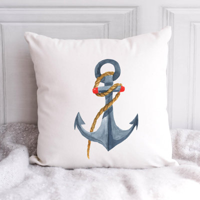 Cotton / Polyester Blend Reversible Throw Pillow