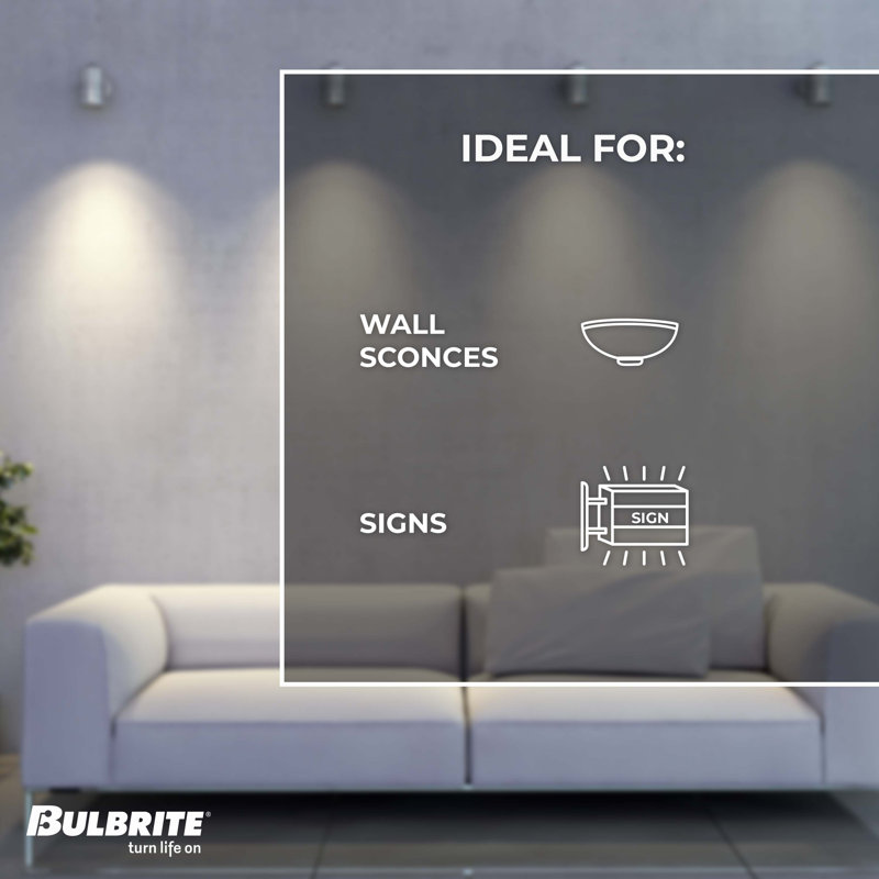 15 Watt T7 Dimmable Incandescent Light Bulb Base, E12
