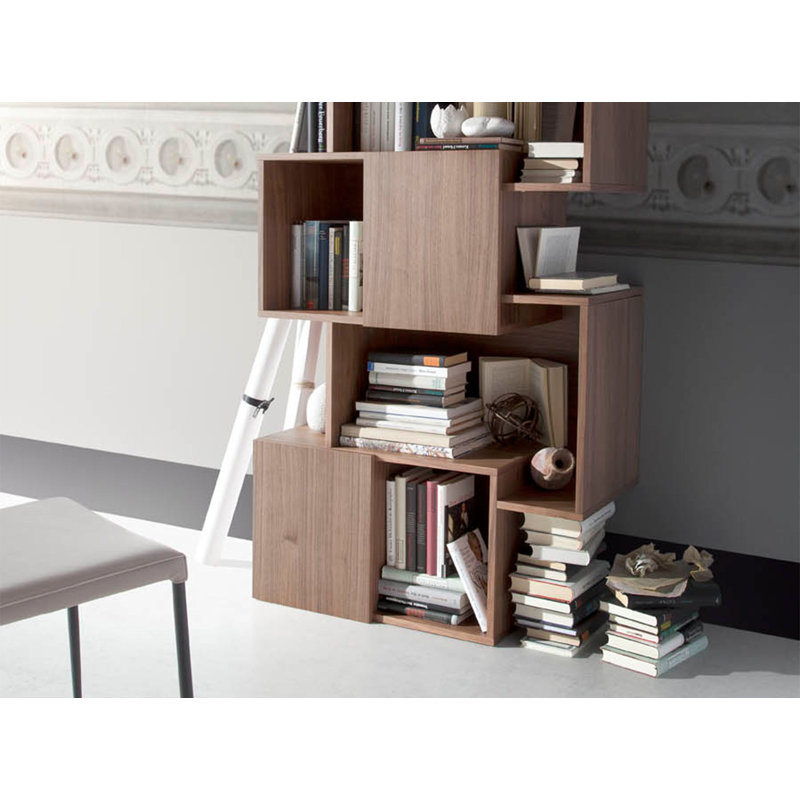 85cm H x 40cm W Solid Wood Etagere Bookcase