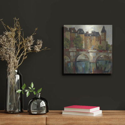 «Paris Late Summer 2» par Silvia Vassileva, art mural en métal, 12 po x 12 po
