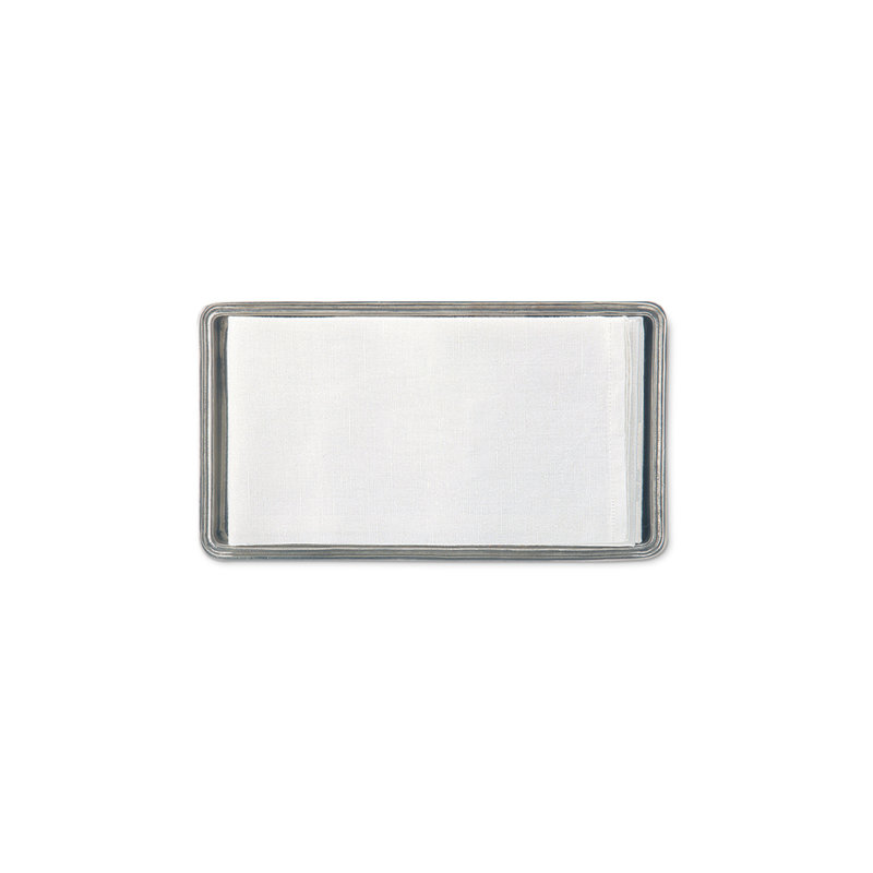 Guest Pewter Decorative Tray