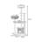 5 Tiers Cat Tree with Condons,Perch,Scratching Posts