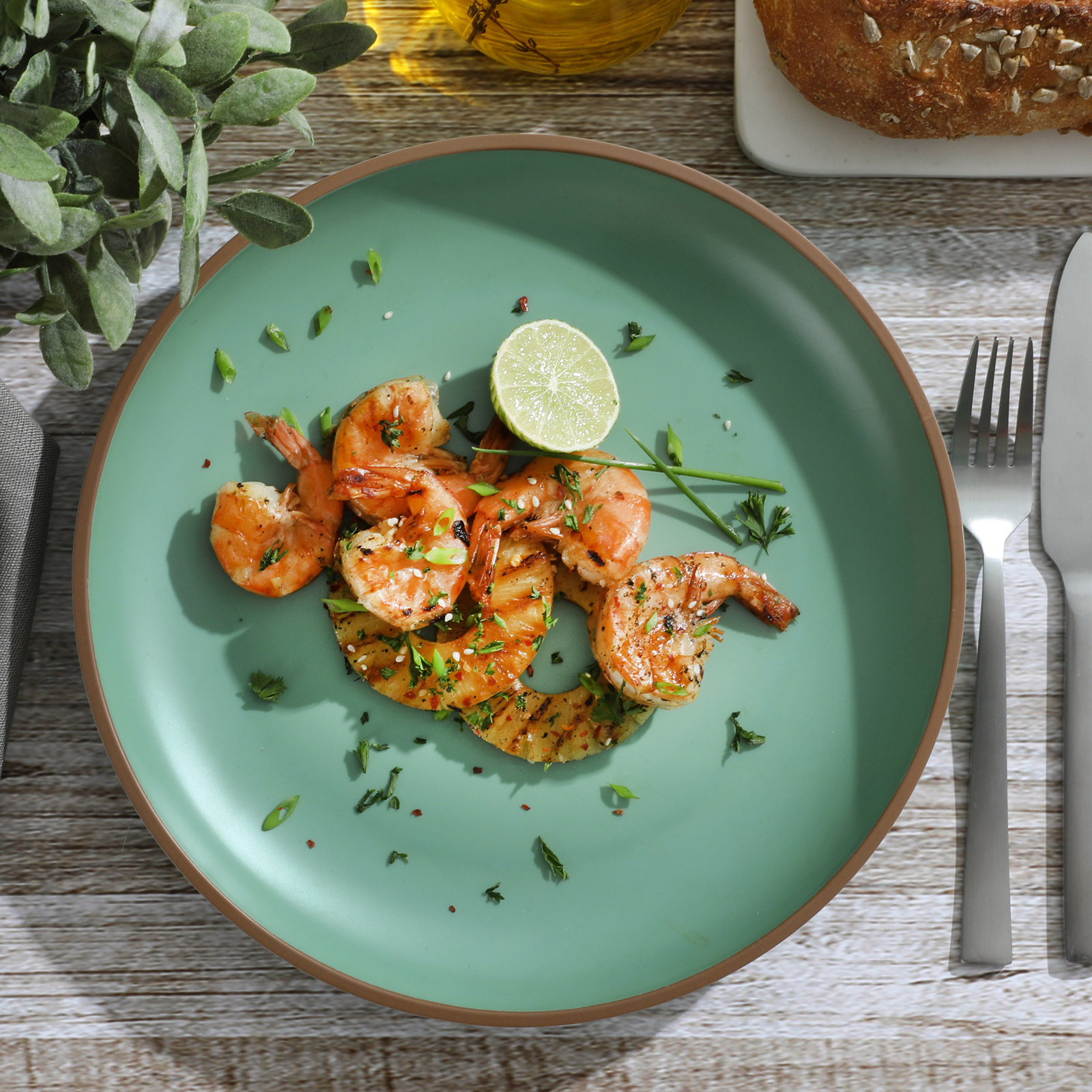 Rockabye 11" Dinner Plate, Green