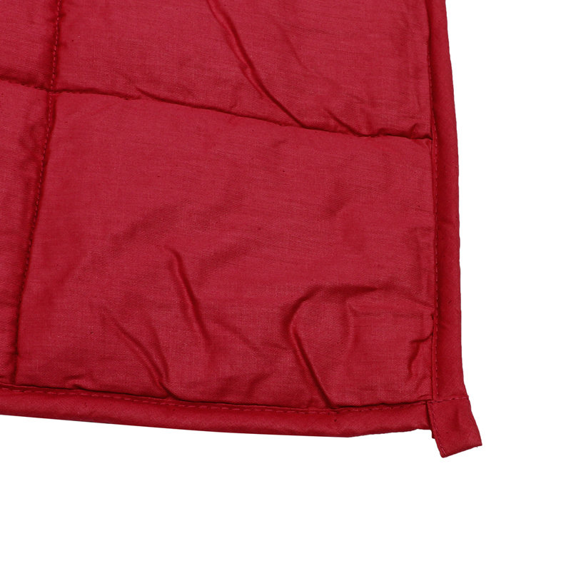 Couverture en coton 100%, 25 lb, l 47,24 x L 70,86, Vert