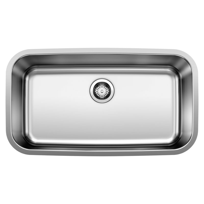 Stellar 28" L X 18'' W Single Bowl Stainless Steel Undermount Kitchen Sink