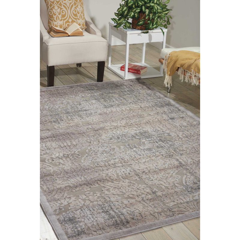 Tapis gris Marty, Rectangle 3 pi 6 po x 5 pi 6 po