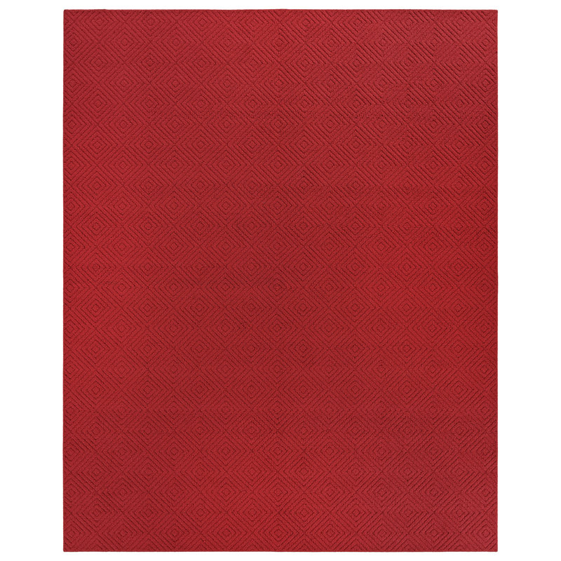  Brentwood Jasmine 9 ft. x 12 ft. Area Rug Chili Red, Chili Red, 9 ft. x 12 ft.