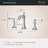 Tisbury Widespread Bathroom Faucet with Drain Assembly-93559709