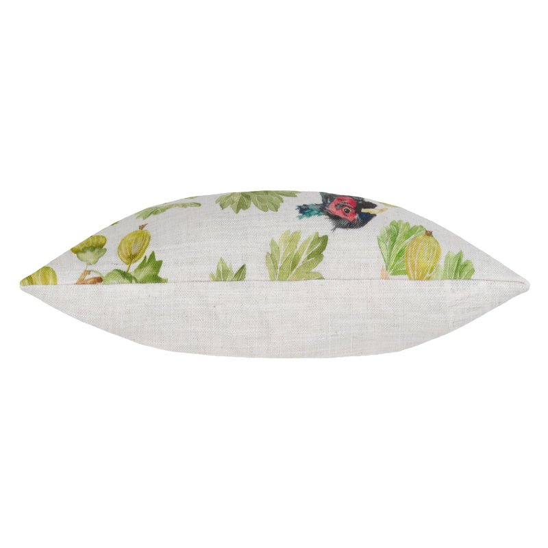 Grove Pheasant Floral Rectangular Throw Pillow Cover