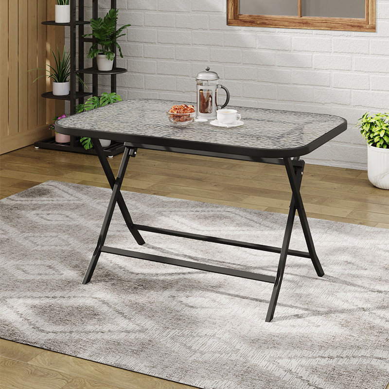 72Cm L Outdoor Dining Table, Transparent