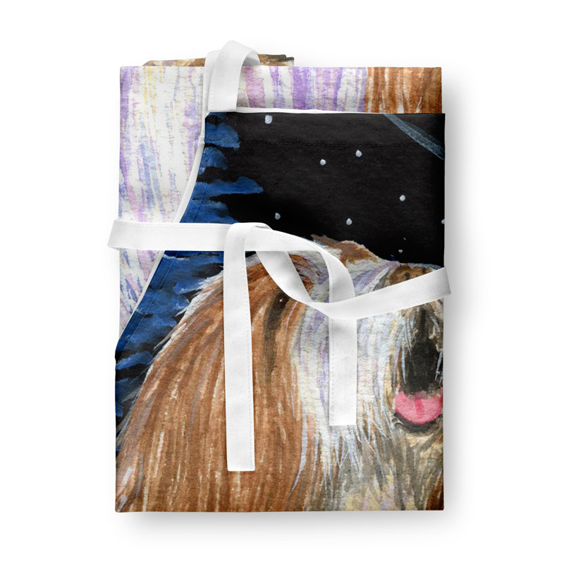 Tablier de collie starry night barbu