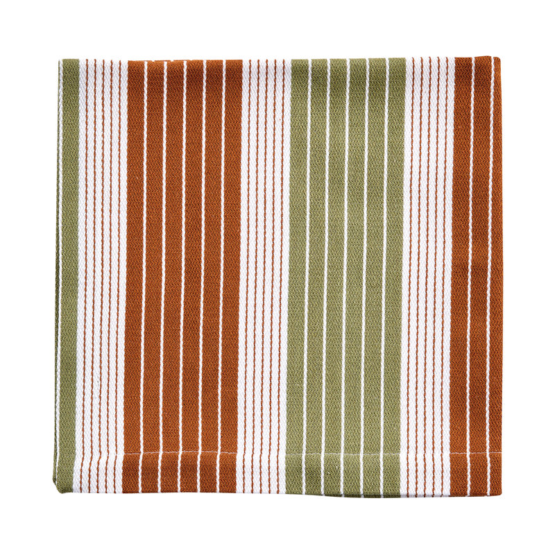  Ensemble de 4 serviettes de table Auburn, Rayures rouges
