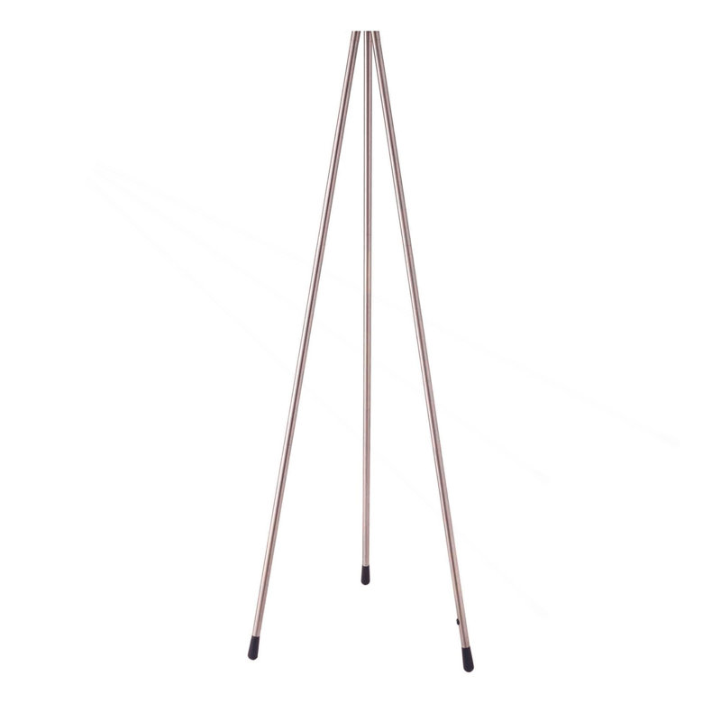 59" Tall Metal Floor Lamp, Contemporary Design, White