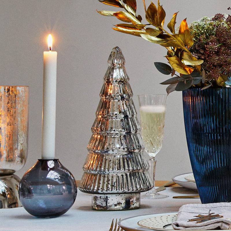 Christmas Tabletop Tree, 41 H x 18 W x 18 D cm, Silver