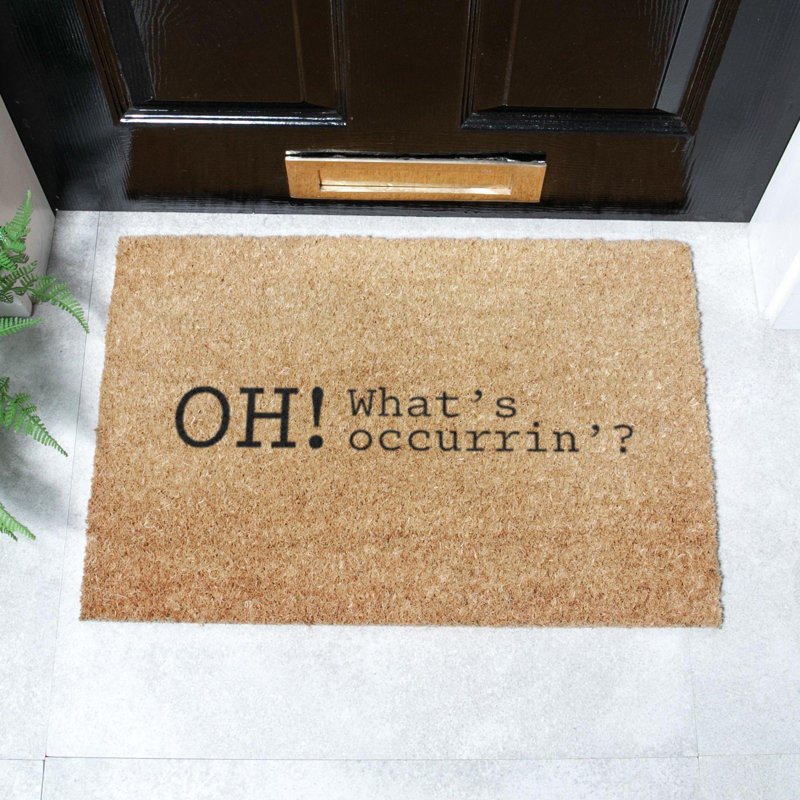 Non-Slip Doormat, 40cm W x 60cm L