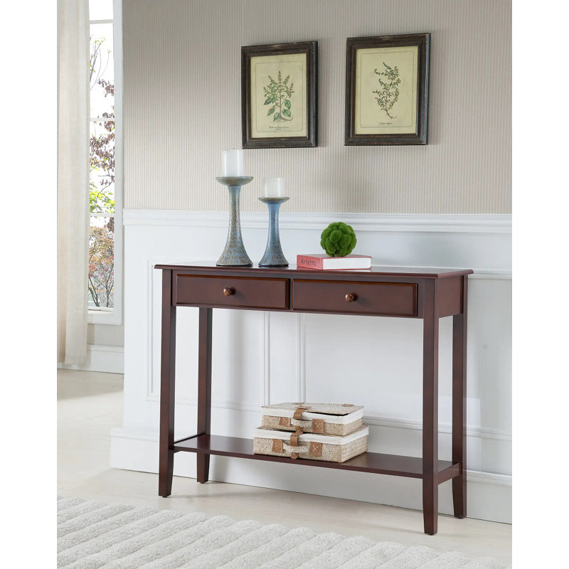 Sawyer console table with 2 drawers