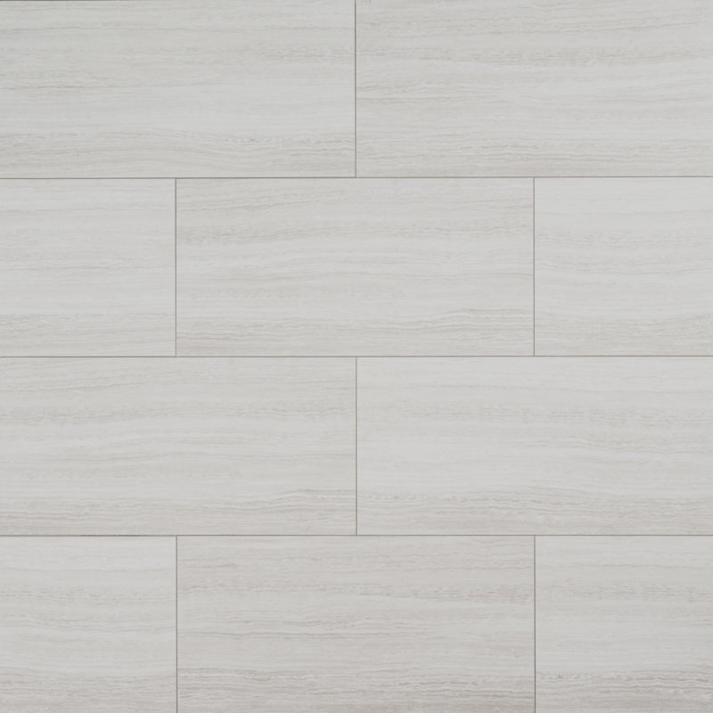Tropez 12 in. x 24 in. 5mm 12mil Waterproof Rigid Core Luxury Vinyl Tile Flooring, Brine Stone