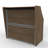 Previlus Rectangle Synthetic Laminate Reception Desk-1483074768