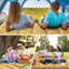 Canapé-lit de futon japonais épais - Matelas Tatami simple - Coton microfibre pliable et respirant - Lit d'invité portable pour dortoir, camping, enfants - Vague d'arc à cinq lignes jaune citron, 39 x 80 pi-1948947563