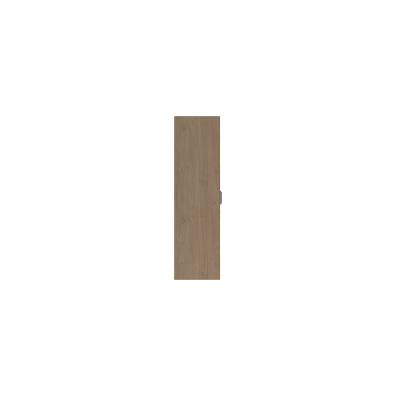 Zakariyah 2 Door Manufactured Wood Wardrobe, Oak